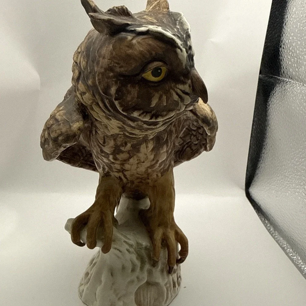 Vtg 1969 Goebel Hummel W Germany Screech Owl Porcelain Bird Figurine CV99 Matte